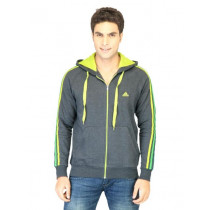 ADIDAS Men Cr_Ess 3sfzhood Grey Sweatshirts