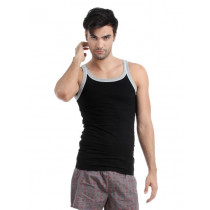 Chromozome Men Black Innerwear Vest