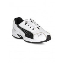 Puma Unisex Diemos White Black Shoe