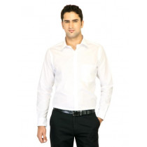 Belmonte Men Solid White Shirts