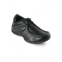 Woodland Men Black Casual Shoes