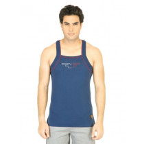 Facit Men Blue Innerwear Vest