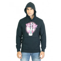 United Colors of Benetton Men Printed Black Sweatshirt