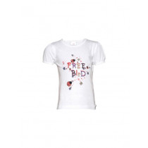 Ant Kids Girl's White Free Bird Kidswear
