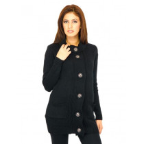 Scullers Women Knit Black Sweaters