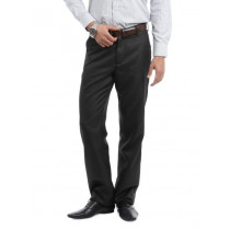 Mark Taylor Men Charcoal Grey Trousers