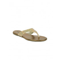 Carlton London Women Glitterati Gold Slippers