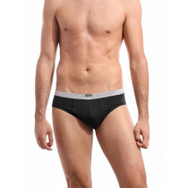 Hanes Men Grey Stretch Duo Dry Cotton Stretch Hip Briefs