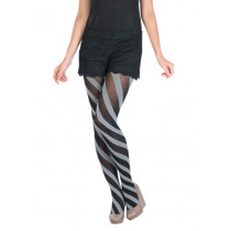 Happy Socks Women Black & Grey Tights