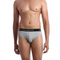 Chromozome Men Grey Melange Brief