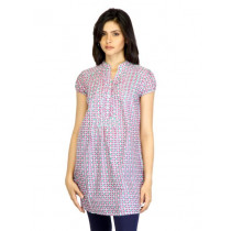 Mumbai Slang Women Printed Magenta Kurti