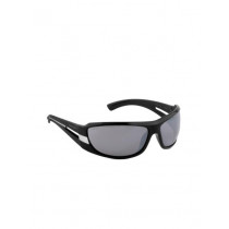 Fastrack Men UV protected Sporty Wrap Black Sunglasses