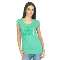 Lee Women Hanna Evergreen Green Top