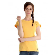 Femella Women Yellow T-shirt