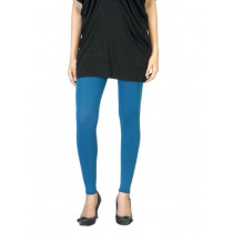 Femella Women Teal Skinny Leggings