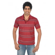 Classic Polo Men Ikon Maroon Polo Tshirts