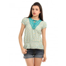 Mumbai Slang Women White Printed Top