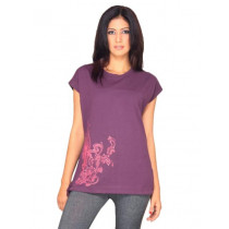 ADIDAS Women Fiesta Purple T-shirt