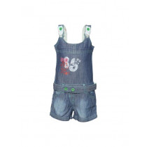 Gini and Jony Girl's Vanida Blue Dungree Infant Kidswear