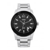 Maxima Men Black Dial Watch