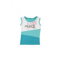 Gini and Jony Girls Pretty Blossom Blue Top