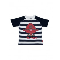 Mr. Men Boys Mr. Rude Navy Blue T-shirt
