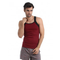 Chromozome Men Maroon Innerwear Vest