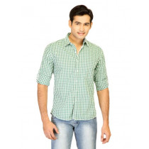 Belmonte Men Check Green Shirts