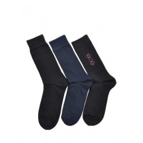 Reid & Taylor Men Solid Blue Socks