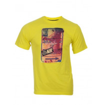 Nike Men As Ss Cruiser Yellow T-Shirts