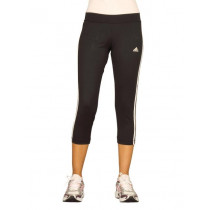 ADIDAS Women Ess Mf3s Black White Capri