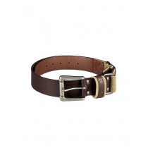 Basics Men Brown Leather Belt