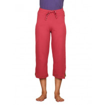 Urban Yoga Women Yoga Red Capri