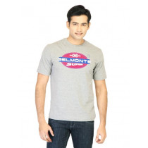 Belmonte Men Printed Grey Tshirts