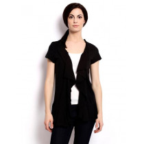 United Colors of Benetton Women Solid Black Top