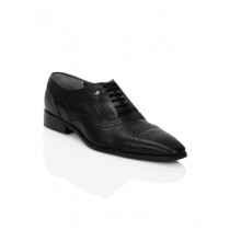 Enroute Men Black Formal Shoes