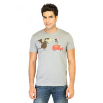 Chimp Men Firee Grey Tshirts