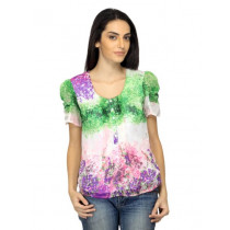 Arrow Woman Printed Multi Coloured Top