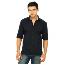 Wrangler Men Mark Rodeo Riveted Black Shirts