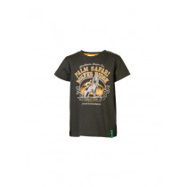 Palm Tree Kids Boys Printed Brown Tshirts