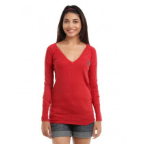 Roxy Women Red Sweater