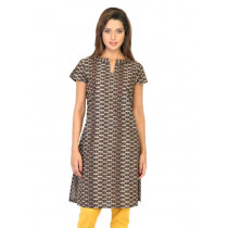 W Women Printed Brown Kurtas