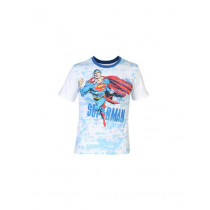 Superman Boys Crew White T-shirt