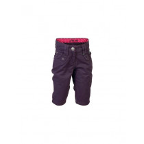 Palm Tree Kids Girls Solid Purple Capris
