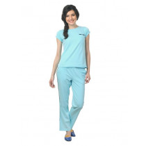 Femella Women Blue Nightdress