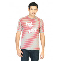 Belmonte Men Printed Grey Tshirts