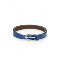 Wills Lifestyle Women Leather Blue Belt