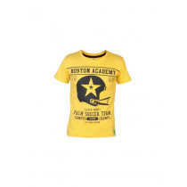 Gini and Jony Boys Printed Yellow T-Shirt