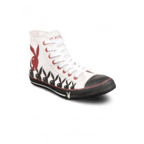 Playboy Men Casual White Casual Shoes