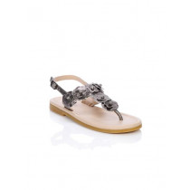 Enroute Teens Silver Sandals